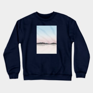 Sunset on the Salt Flats, Utah Crewneck Sweatshirt